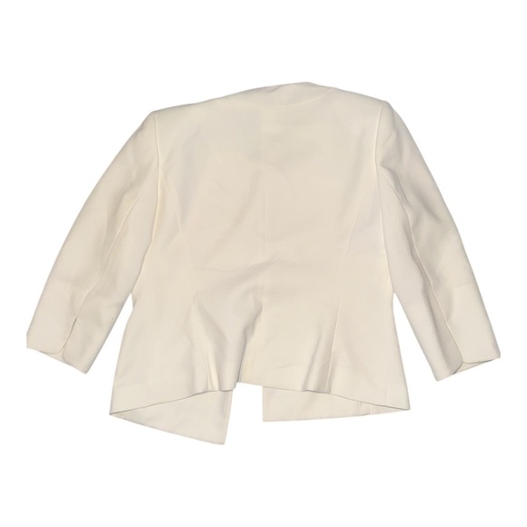 JONES STUDIO SEPARATES VANILLA LINED BLAZER WITH 3 BUTTONS SIZE 4 - Picture 6 of 6